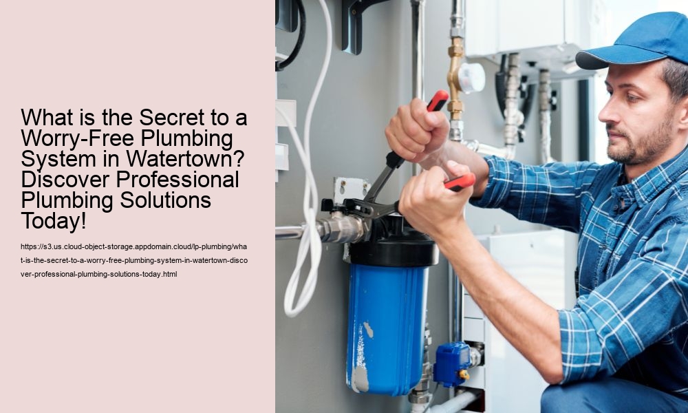 What is the Secret to a Worry-Free Plumbing System in Watertown? Discover Professional Plumbing Solutions Today!