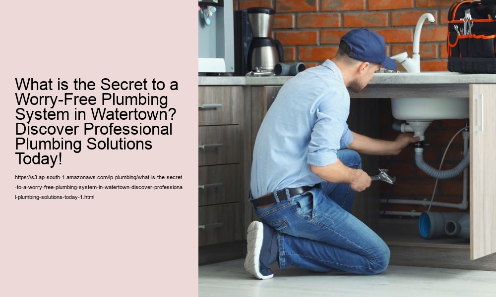 What is the Secret to a Worry-Free Plumbing System in Watertown? Discover Professional Plumbing Solutions Today!