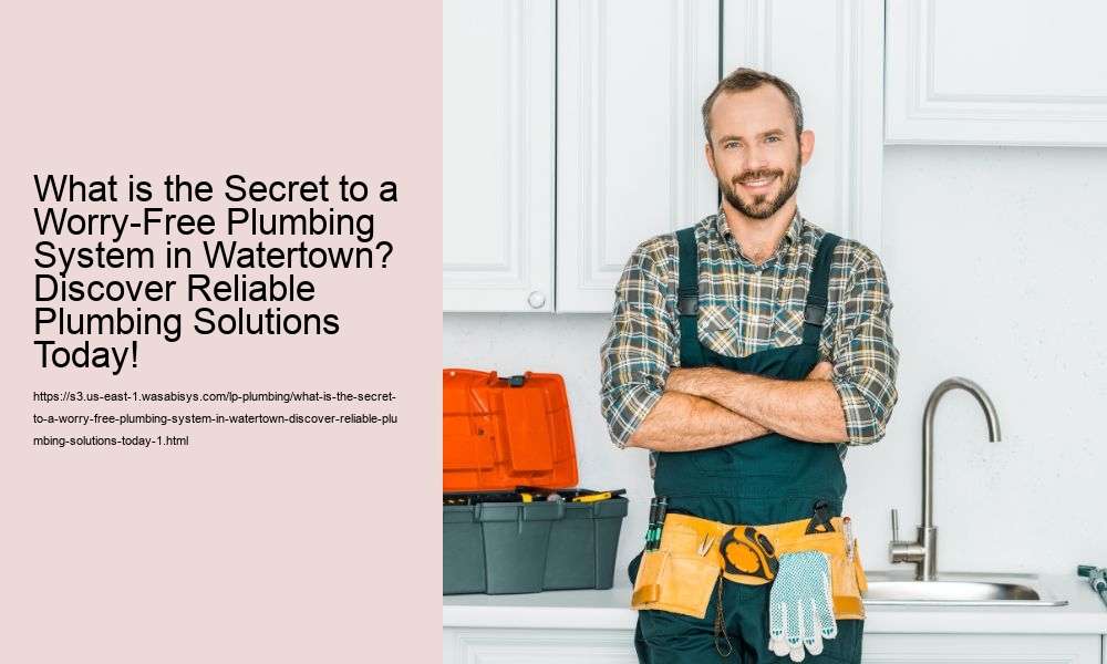 What is the Secret to a Worry-Free Plumbing System in Watertown? Discover Reliable Plumbing Solutions Today!