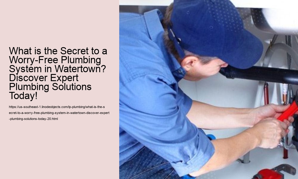 What is the Secret to a Worry-Free Plumbing System in Watertown? Discover Expert Plumbing Solutions Today!