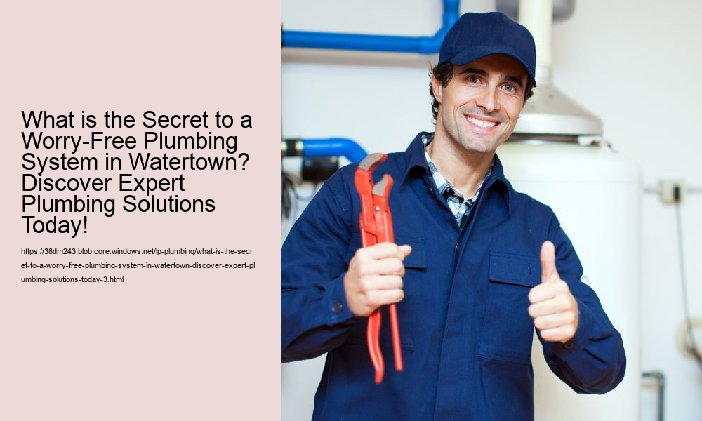 What is the Secret to a Worry-Free Plumbing System in Watertown? Discover Expert Plumbing Solutions Today!